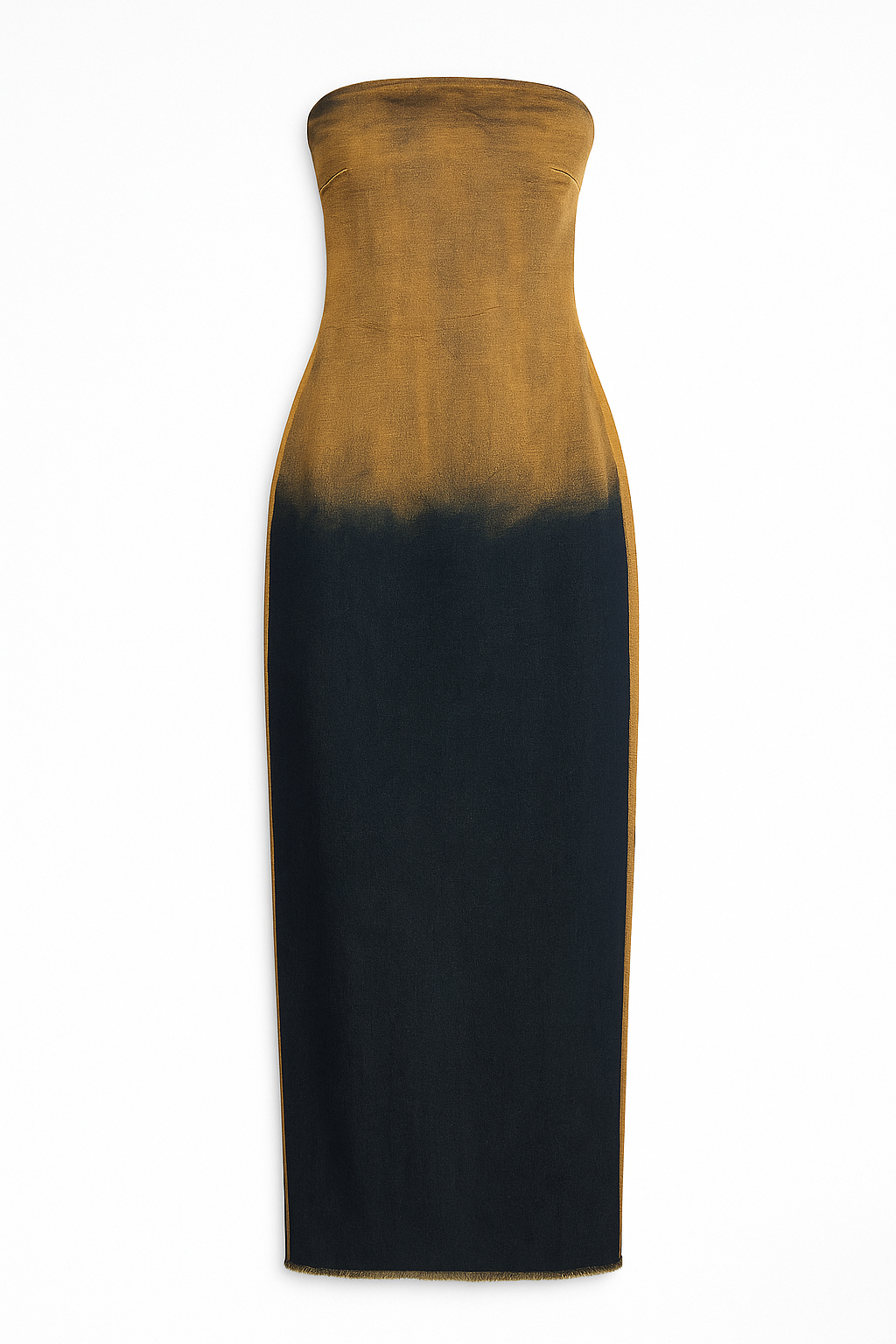 Stretch Denim Maxi Dress