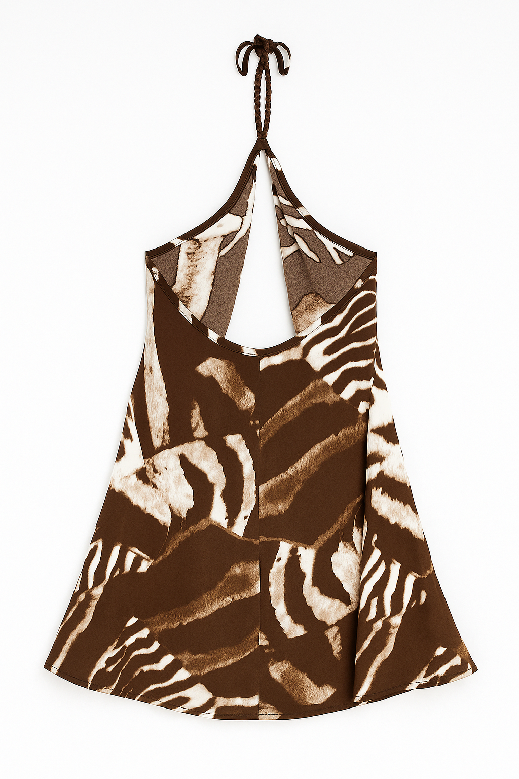 Zebra Luxe Mini Dress