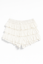 Ruffle Cotton Babydoll Shorts