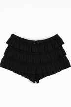 Ruffle Cotton Babydoll Shorts