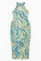 Ruched Bodycon Maxi Dress