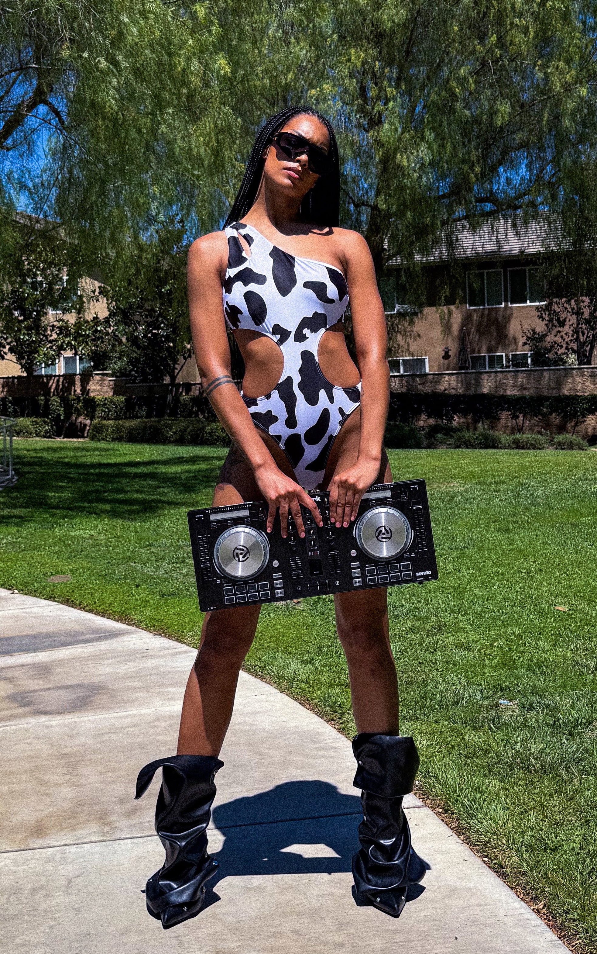 Animal Print Swimsuit One Piece