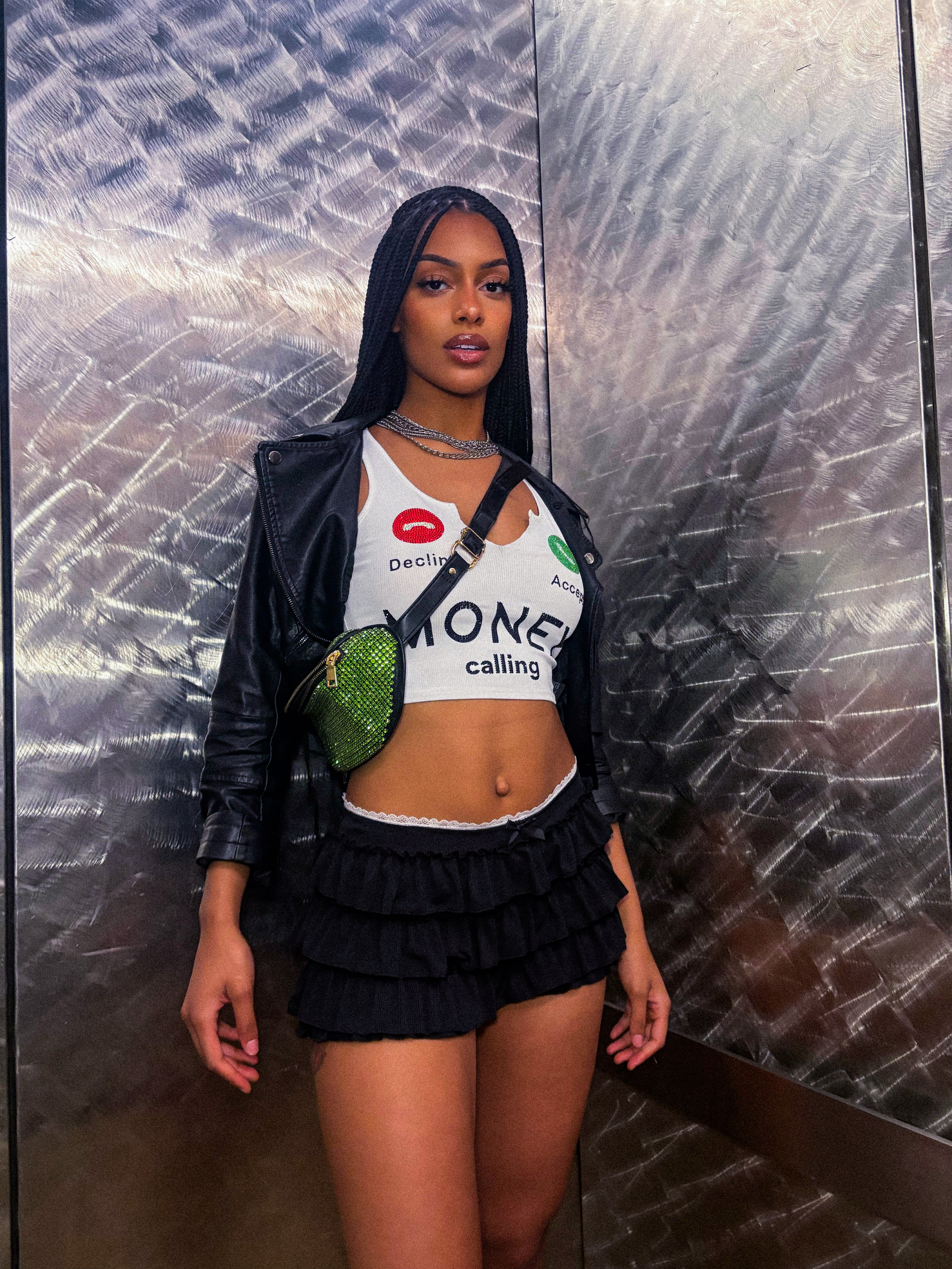 Ruffle Cotton Babydoll Shorts