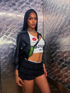 Ruffle Cotton Babydoll Shorts