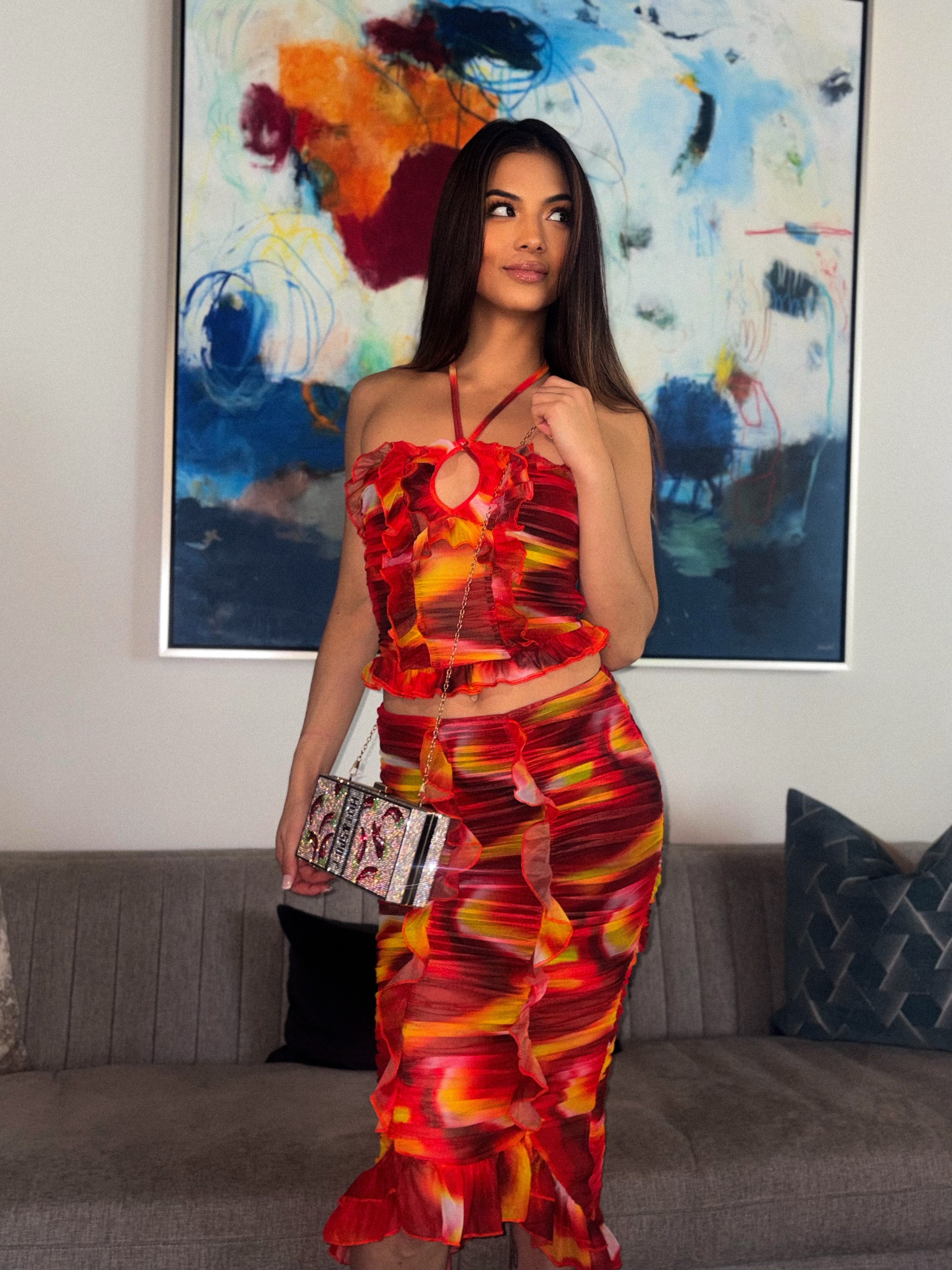 Hot Girl Two Piece Set