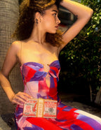 MoneyStacks Bling Chain Strap Clutch